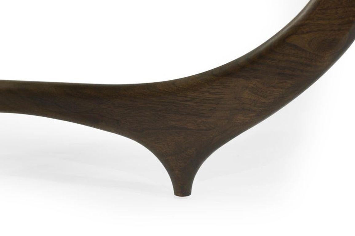 Contour Coffee Table in Special Walnut by Stamford Modern For Sale 3