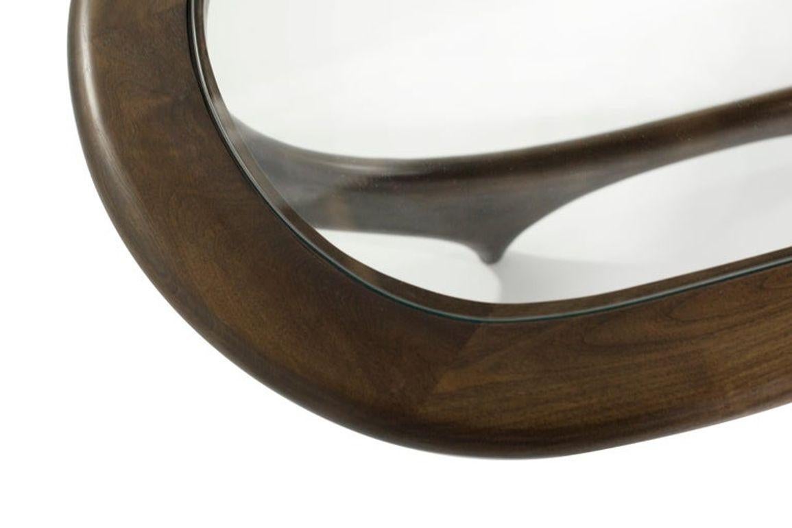 Contour Coffee Table in Special Walnut by Stamford Modern For Sale 4
