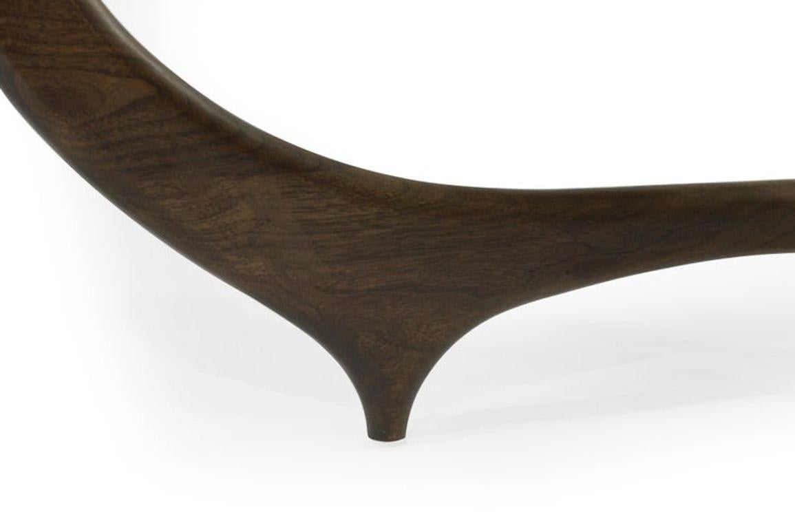 Contour Coffee Table in Special Walnut by Stamford Modern For Sale 6