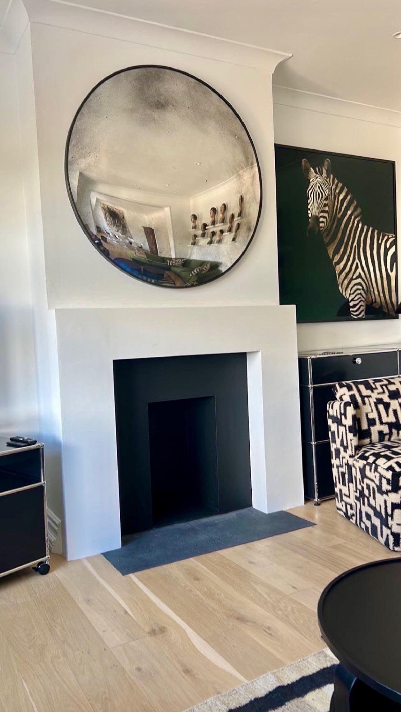 The Convex Mirror Company - Ferrara Carbonne Miroir convexe 120 cm/47"