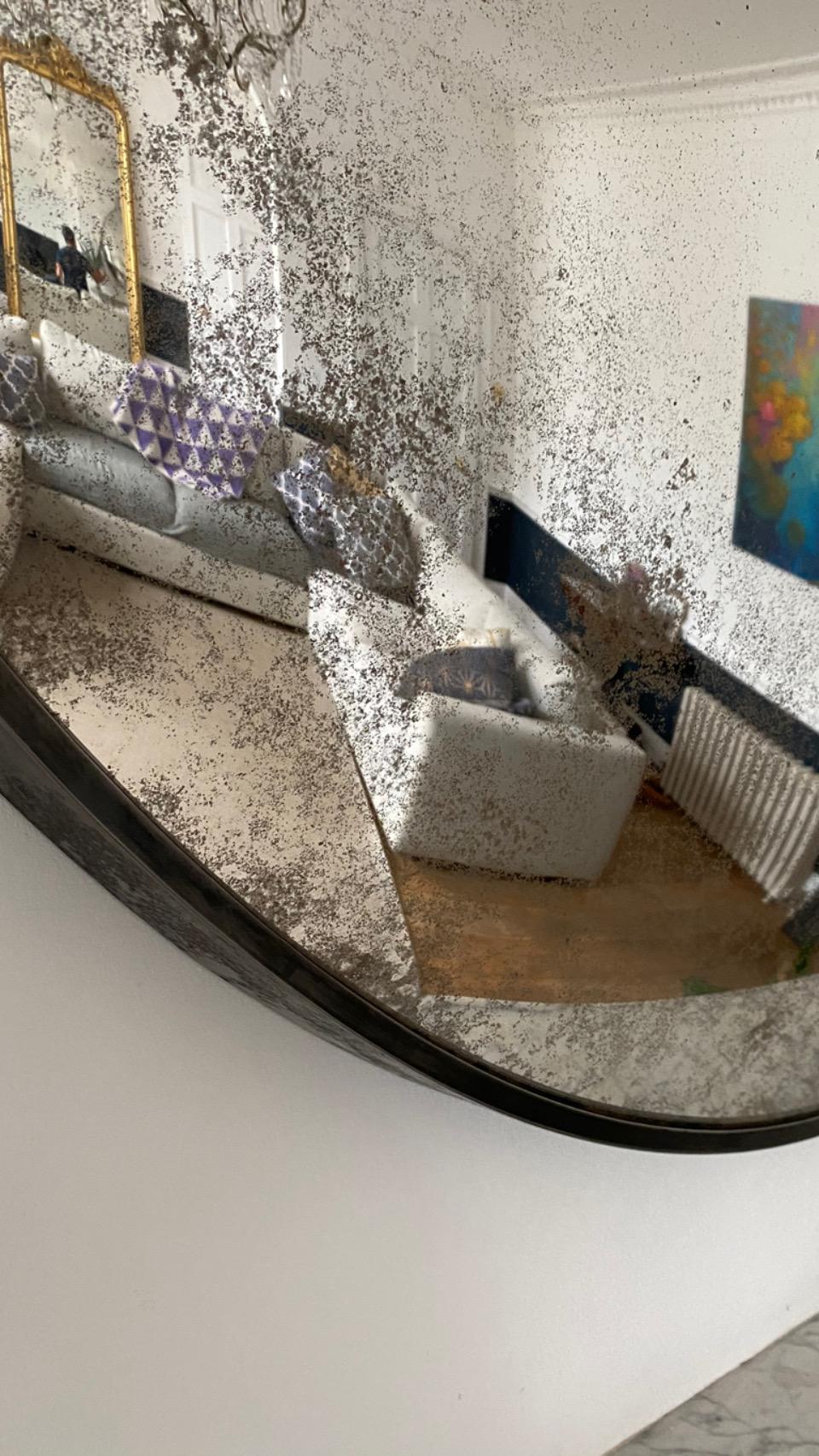 Silvered The Convex Mirror Company - Ferrara Carbonne Convex Mirror 150 cm/59