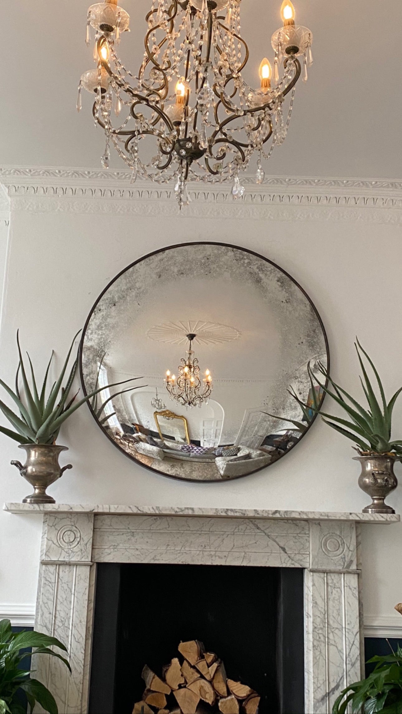 The Convex Mirror Company - Ferrara Carbonne Konvexspiegel 80 cm/31,5