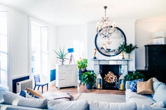 The Convex Mirror Company - Specchio convesso Ferrara Nero 120 cm