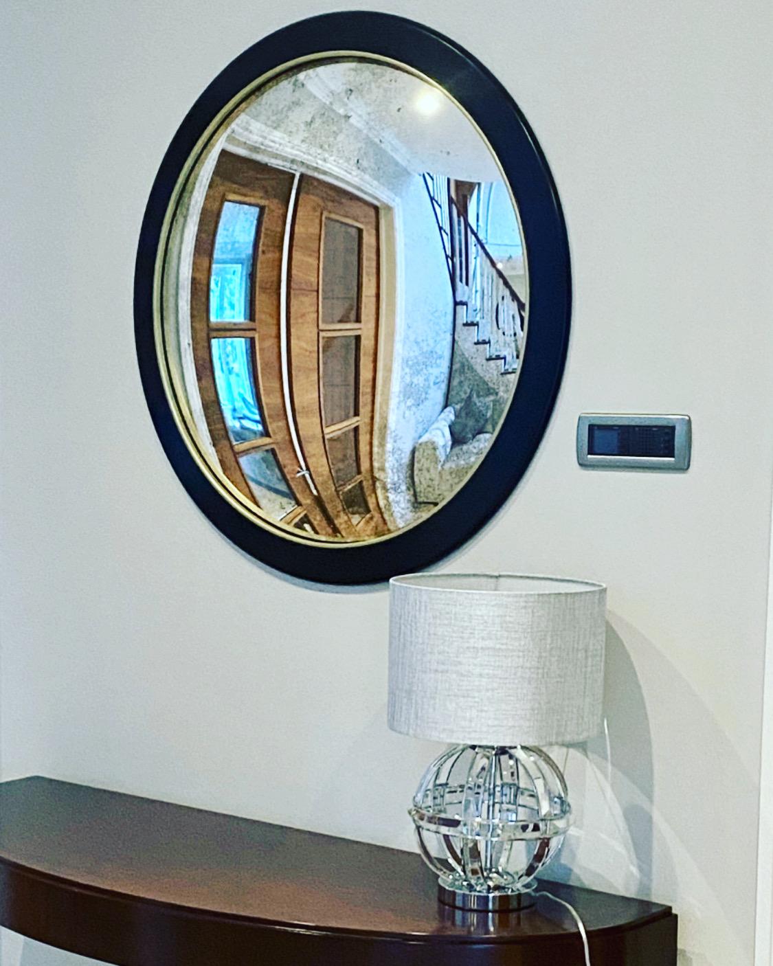 The Convex Mirror Company - Ferrara Nero Convex Mirror 93 cms/37