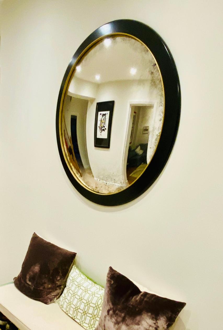 The Convex Mirror Company - Ferrara Nero Convex Mirror 93 cms/37