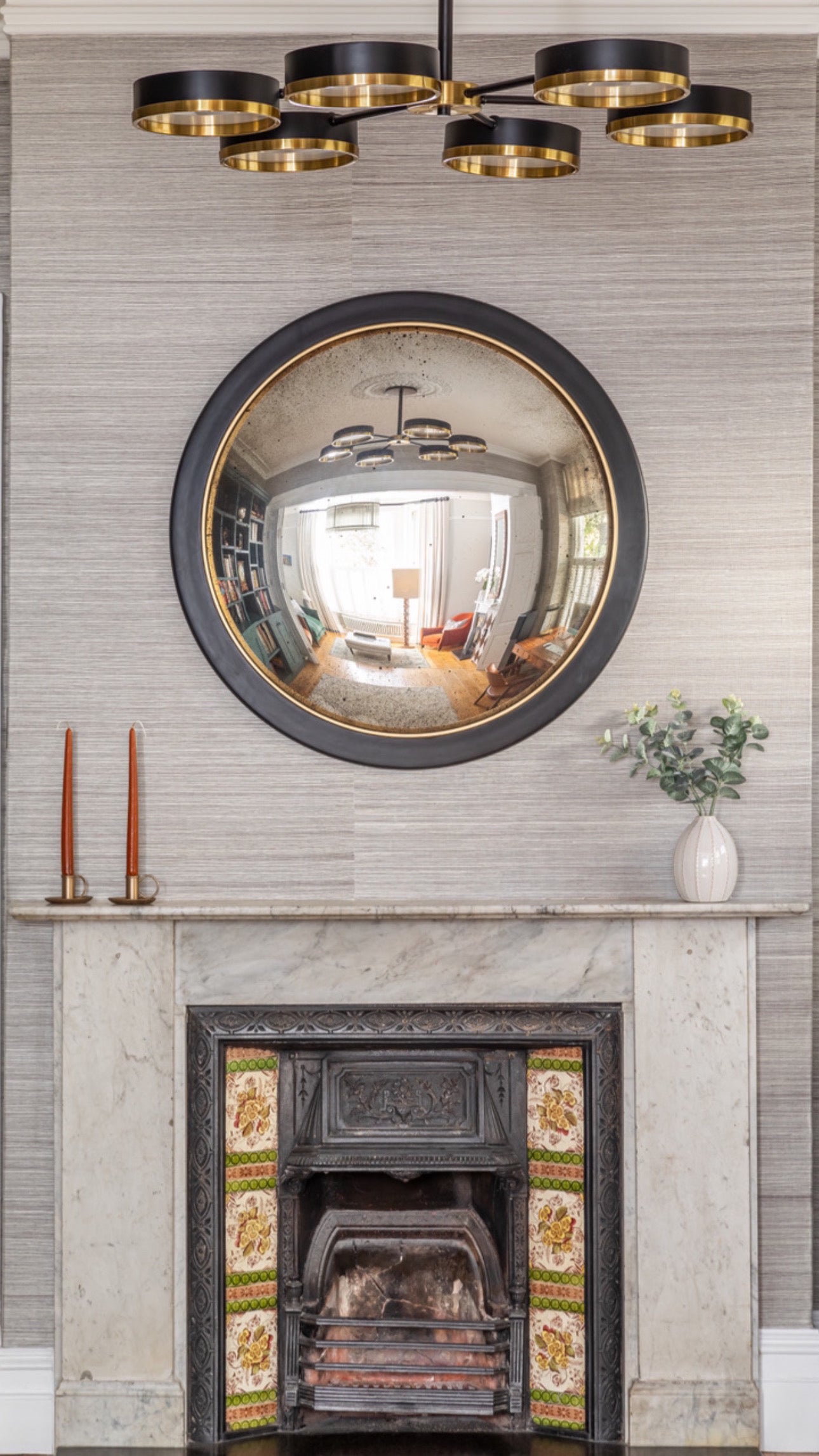 The Convex Mirror Company - Ferrara Nero Convex Mirror 93 cms/37"