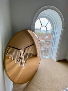 The Convex Mirror Company - Framed Rose Gold Convex Mirror 150 cm/ 59" Diameter