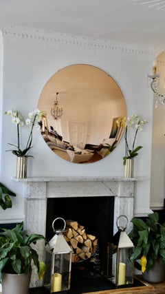 The Convex Mirror Company - Ravello 150 cms / 59" Rose Gold Convex Mirror
