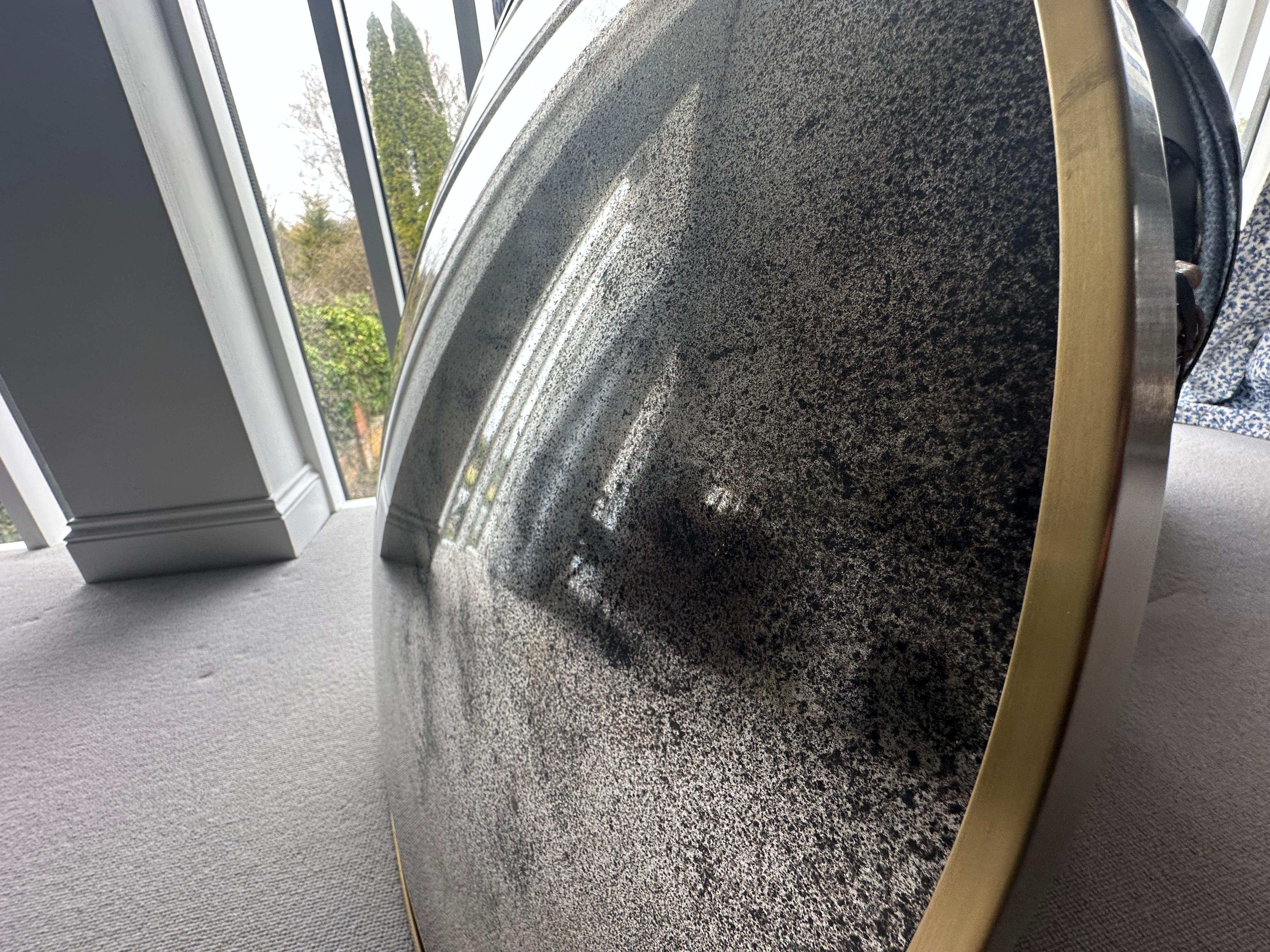 The Convex Mirror Company - Specchio Convex da 80 cm (argento anticato) In condizioni Nuovo in vendita a Farnham, GB