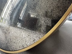 The Convex Mirror Company - Silver Antiqued 80 cms / 31" Convex Mirror