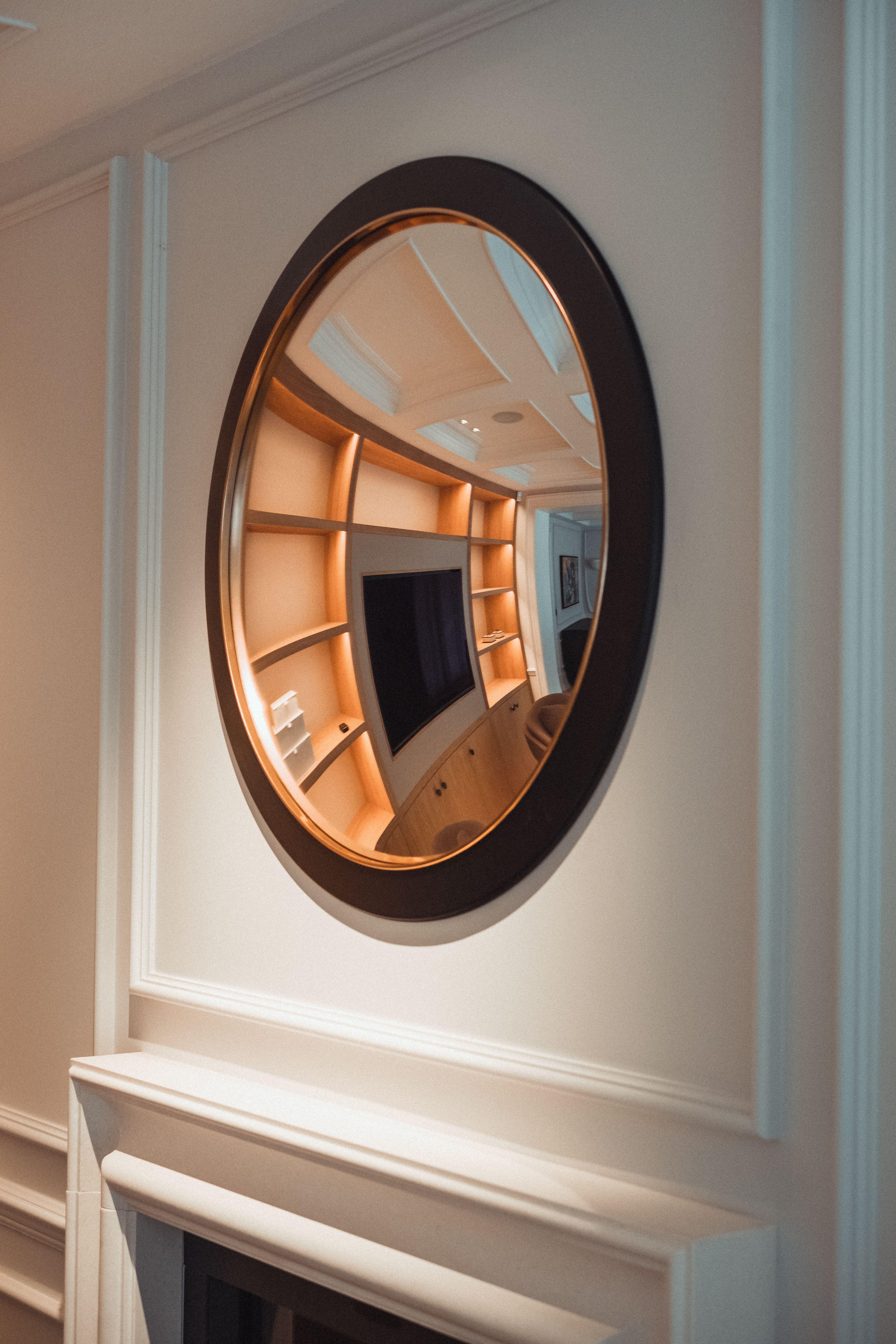 The Convex Mirror Company - Miroir convexe Stilo Nero 113 cms/44