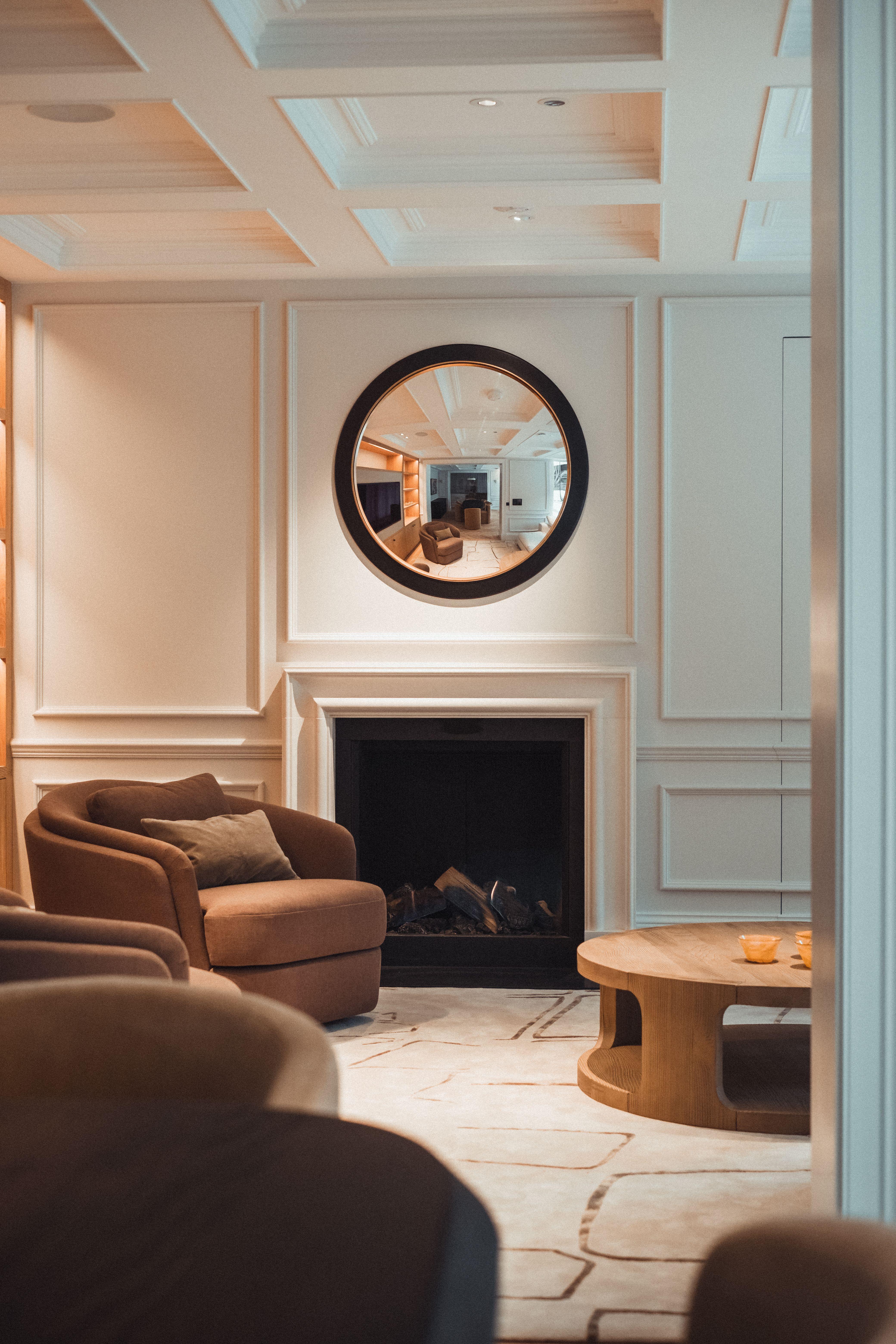 The Convex Mirror Company - Miroir convexe Stilo Nero 113 cms/44