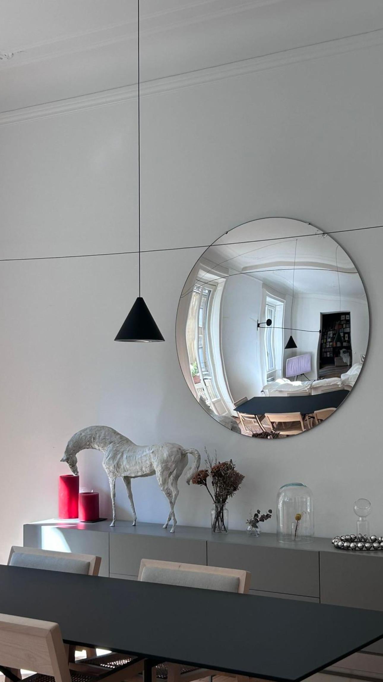 The Convex Mirror Company - Stilo Silver Convex Mirror 150 cm/ 59