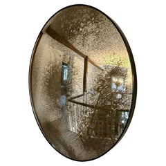The Convex Mirror Company - Vernazza 120 cms / 47" Silver Antiqued Convex Mirror