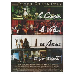 The Cook, the Thief, His Wife & Her Lover, affiche du grand film français de 1990