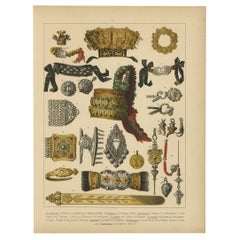 The Costumes of Germany, Bohemia & Austria ; Wedding Crowns, Jewellery etc., 1870