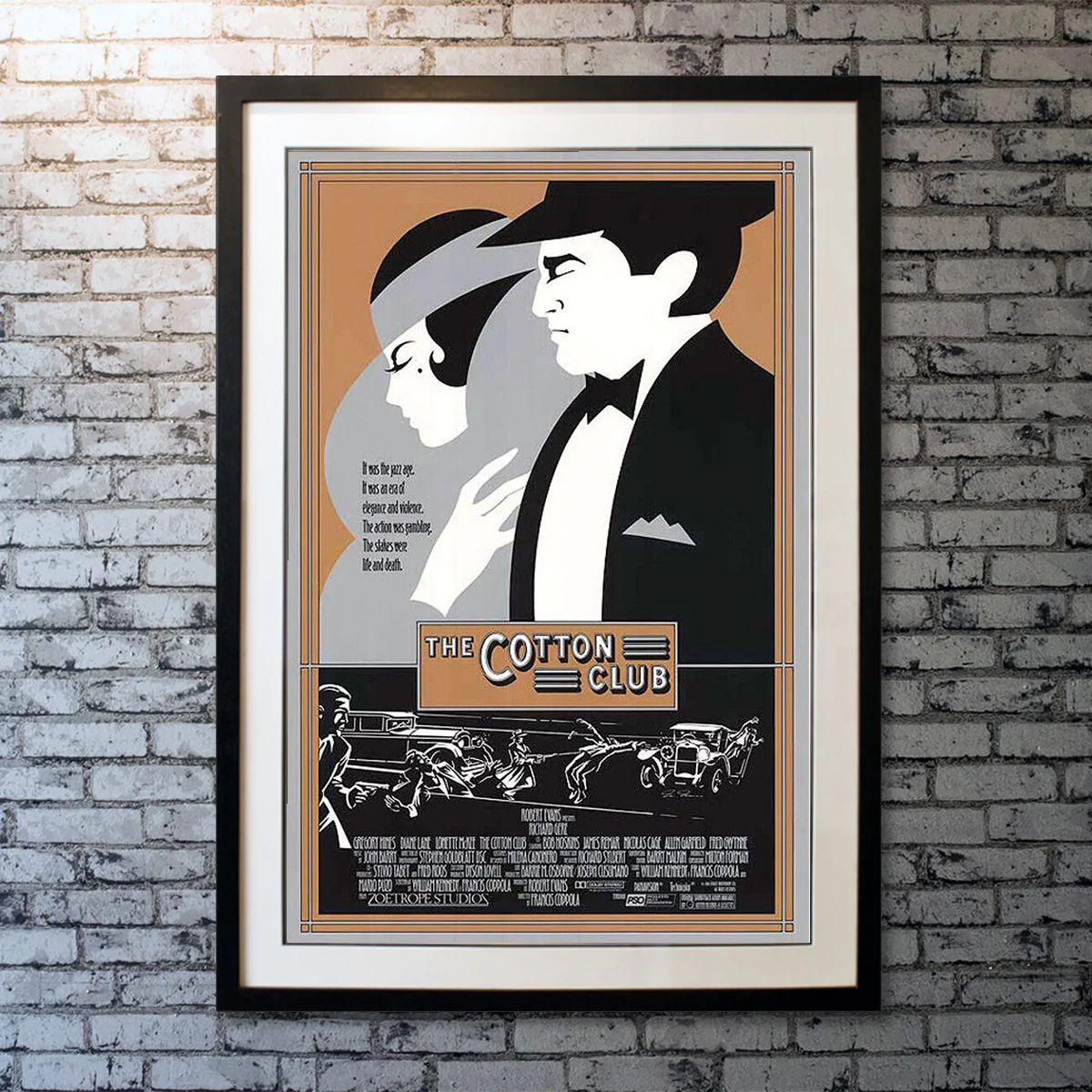 The Cotton Club, Unframed Poster, 1984

Original US One Sheet (26 X 40 Inches). Meet the jazz musicians, dancers, owner, and guests (like gangster Dutch Schultz) of The Cotton Club in 1928-1930s Harlem.

Year: 1984
Nationality: United