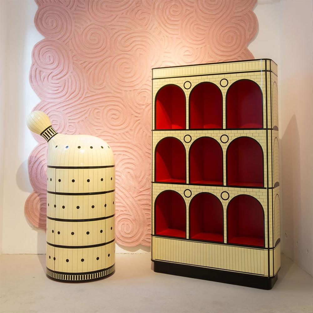 Resin The Count Showcase Cabinet by Matteo Cibic For Sale