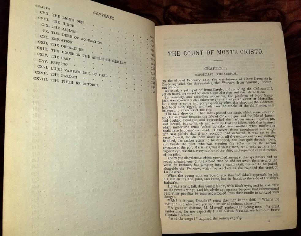 first edition count of monte cristo