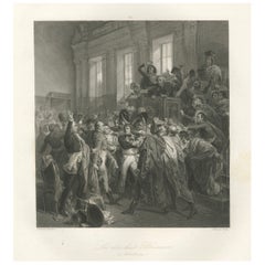 The Coup of 18 Brumaire – Napoleon Seizes Power, French History Engraving c.1840
