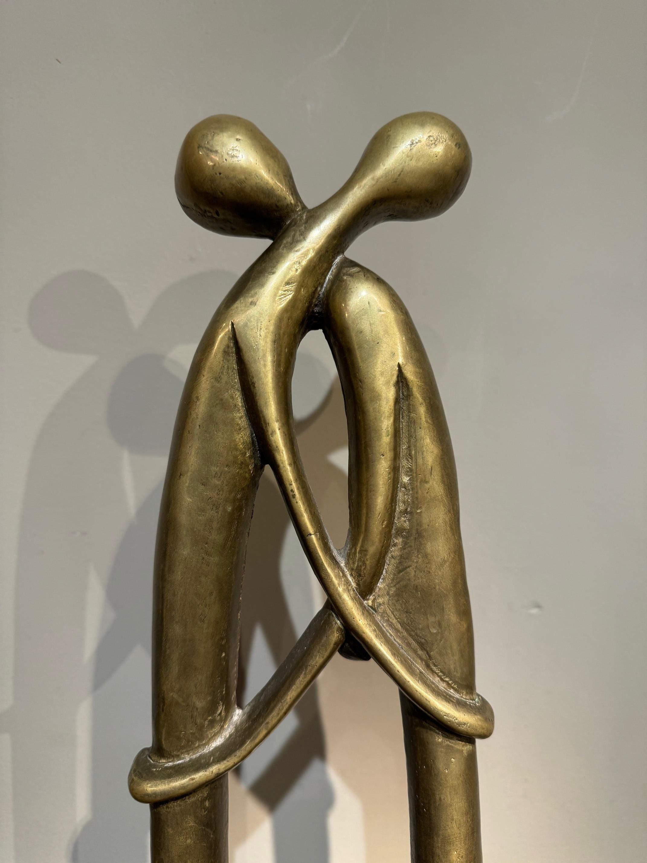 Francese L'accoppiamento, bronzo, 1950 circa. in vendita