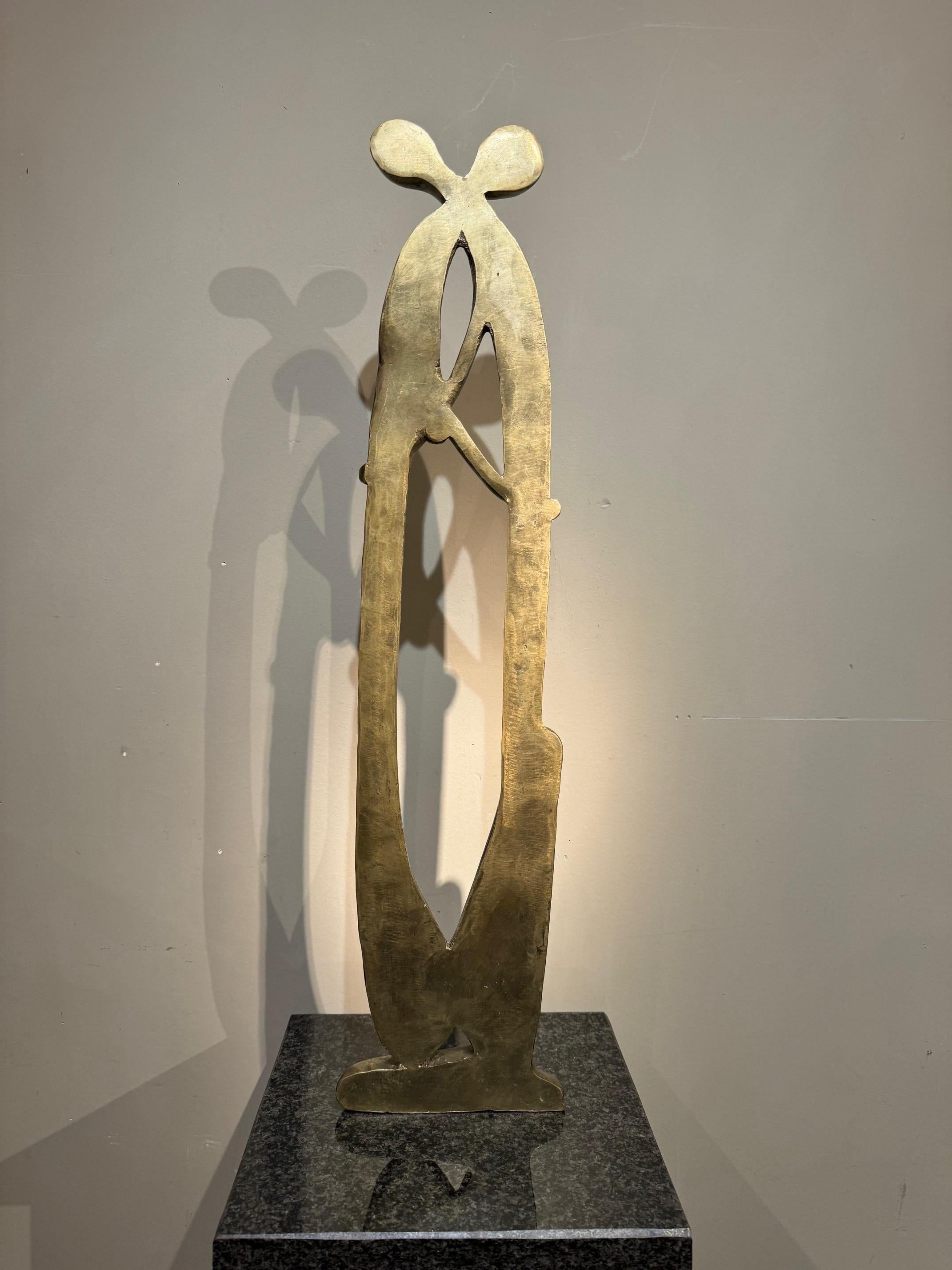 Metà XX secolo L'accoppiamento, bronzo, 1950 circa. in vendita