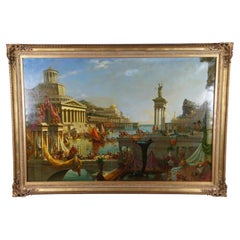 The Course of Empire The Consummation of Empire Oil Painting Framed Thomas Cole