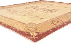 Die höfische Rebe Reverie: Ein Vintage-Oushak-Meisterwerk von zeitloser Raffinesse