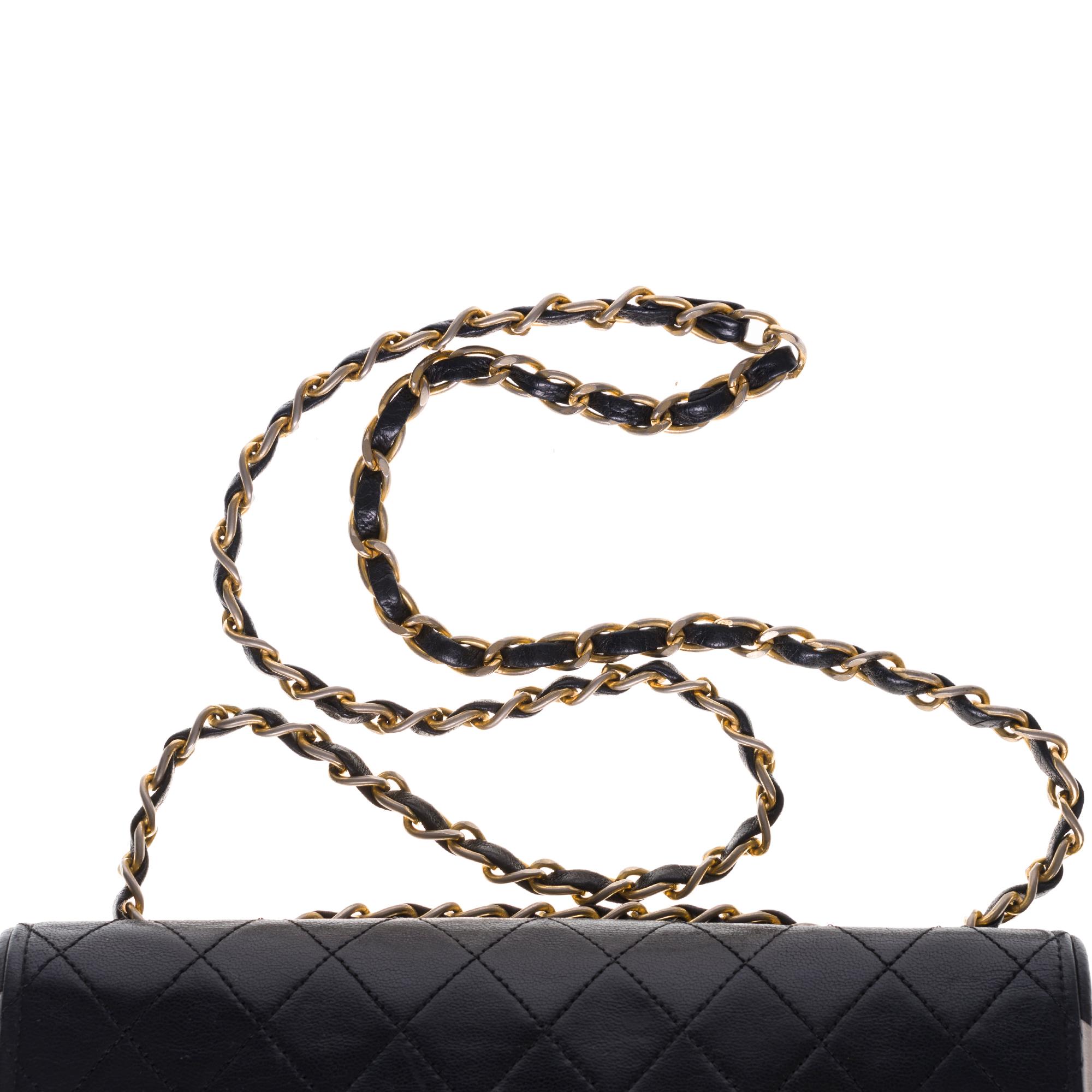The Coveted Chanel Timeless 23cm Shoulder bag in black quilted lambskin and GHW 3