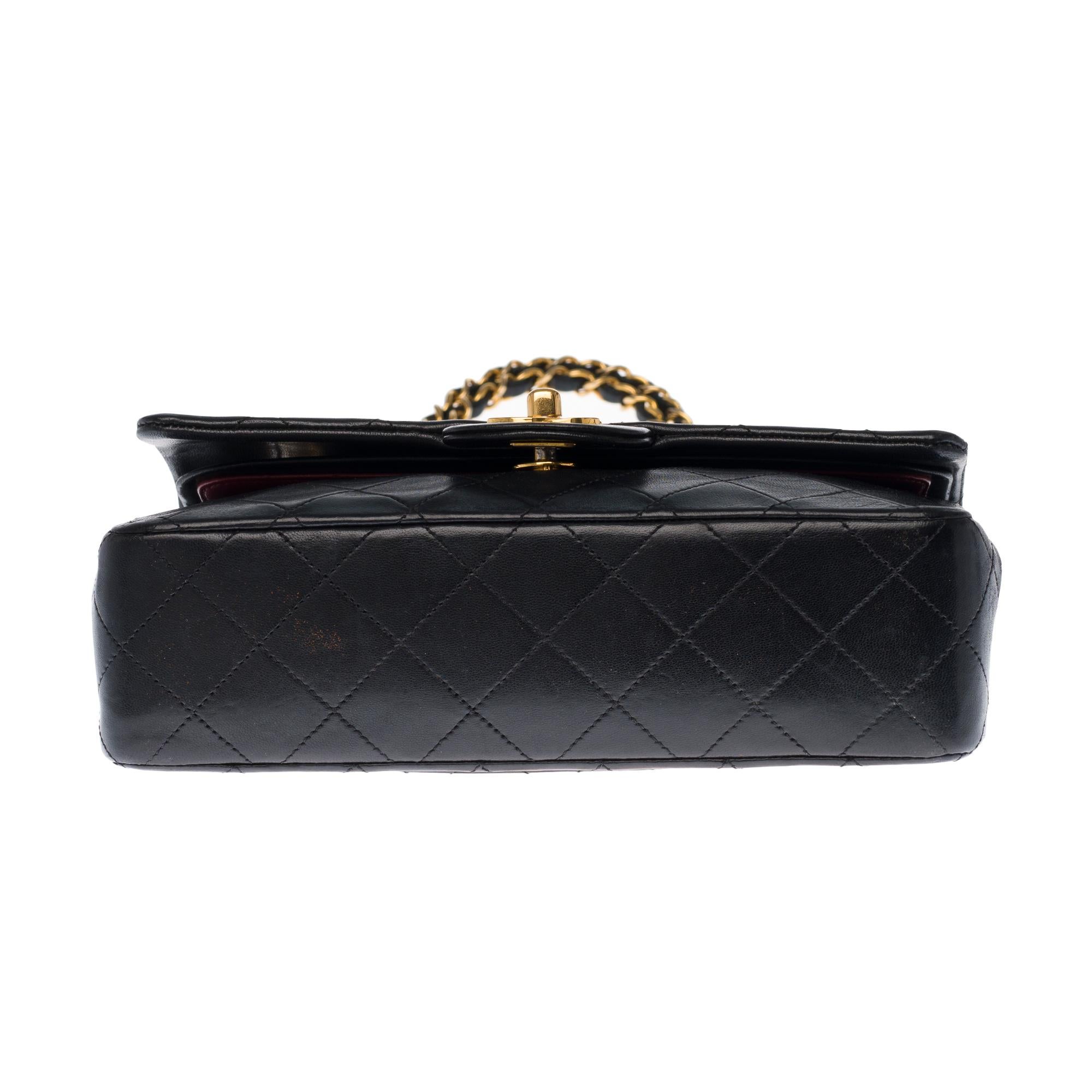 The Coveted Chanel Timeless 23cm Shoulder bag in black quilted lambskin and GHW 3