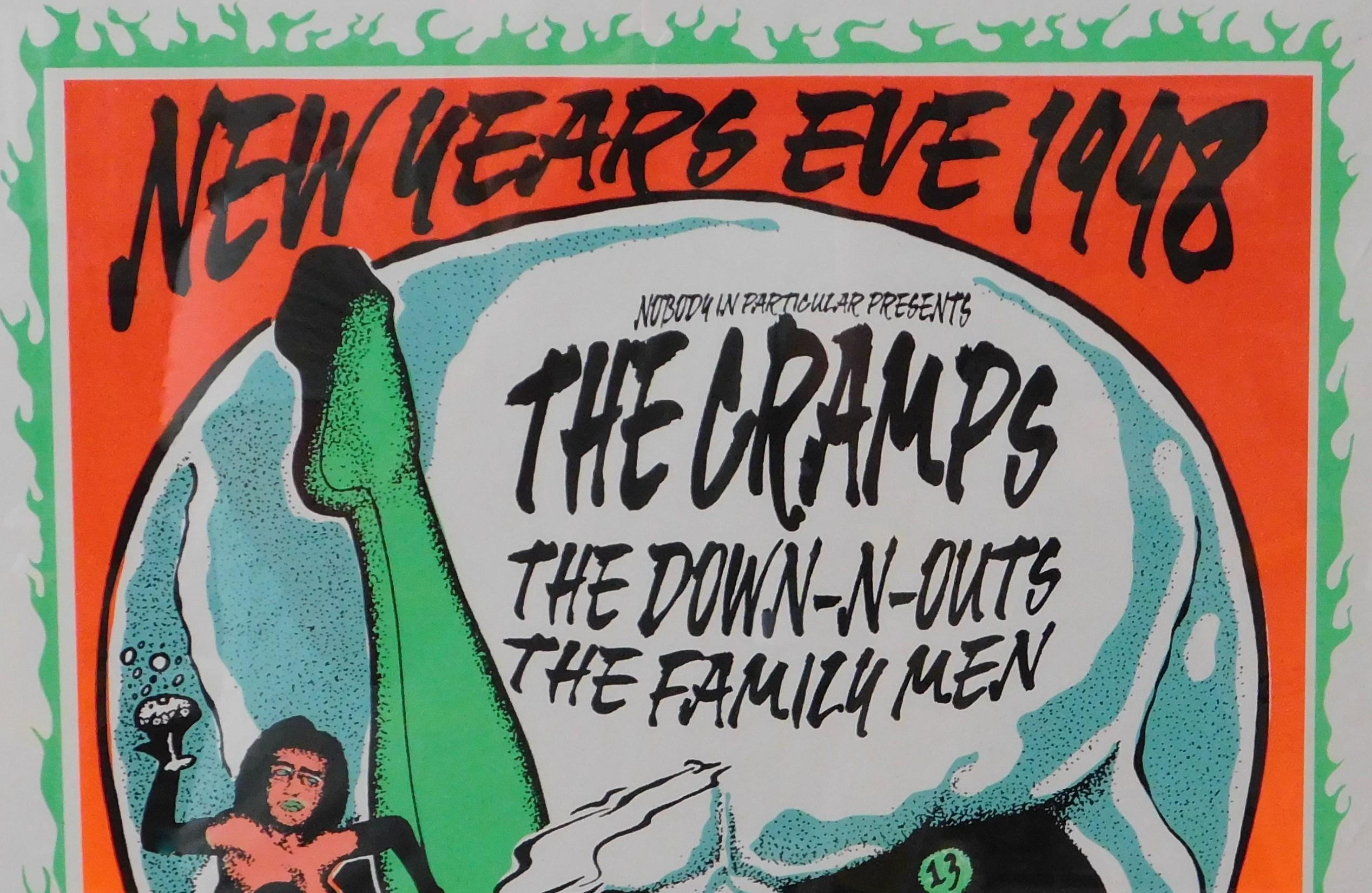 The Cramps Live New Years Eve 1998 Music Poster 1