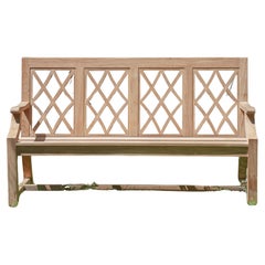 Banc de jardin en treillis Cranborne