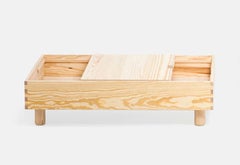 The Crate, No3 L1180 Solid yellow Pine waxed Established & Sons Jasper Morrison