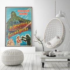 The Creature From The Black Lagoon 1950s Argentinian Film Poster