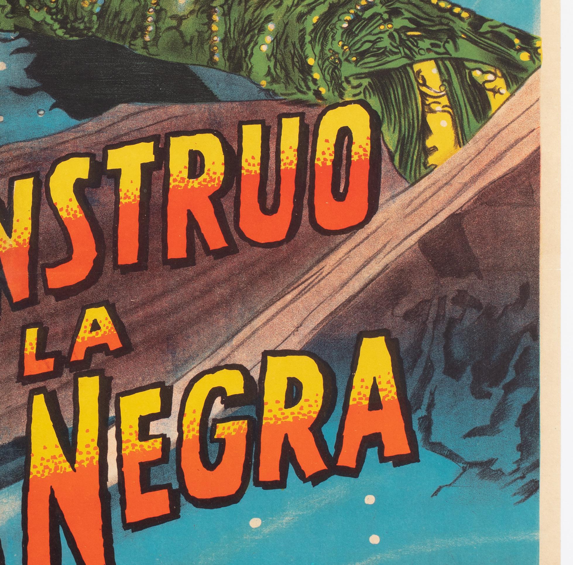 Lino Locandina del film argentino del 1950 La creatura della laguna nera in vendita