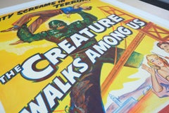 The Creature Walks Among Us '1956' Original Sci-Fi Vintage Poster Mint