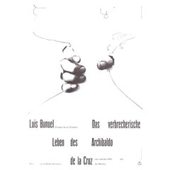 The Criminal Life of Archibaldo de la Cruz 1960 German A1 Film Poster