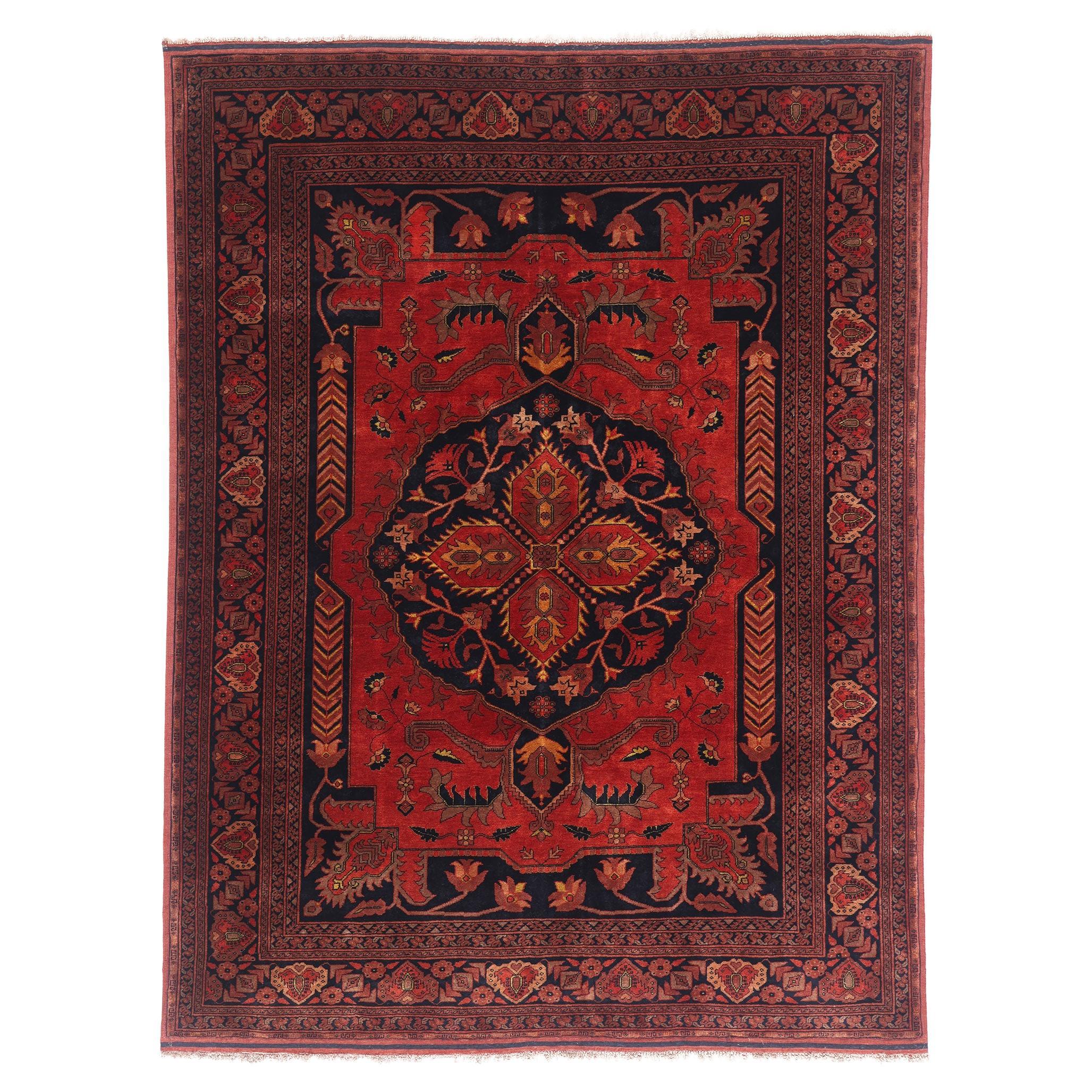 L
emblema cremisi: un capolavoro tribale afghano d
epoca di potere e prestigio