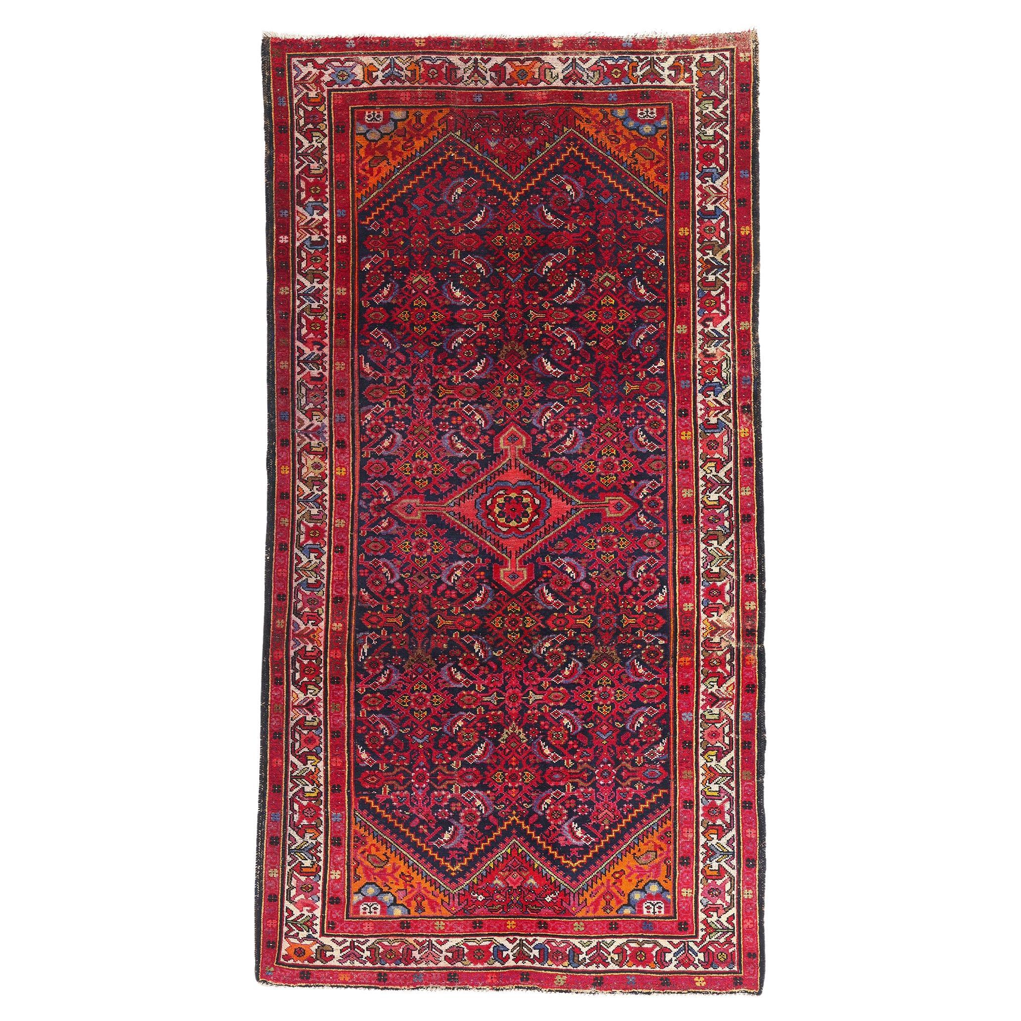 The Crimson Herati: A Persian Malayer Masterpiece of Tribal Opulence