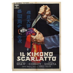 The Crimson Kimono 1960 Italian Due Fogli Film Poster