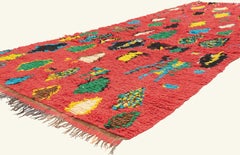 The Crimson Lineage: A Vintage Boujad Moroccan Masterpiece of Sacred Renewal