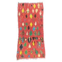 The Crimson Lineage: A Vintage Boujad Moroccan Masterpiece of Sacred Renewal