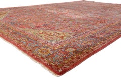 The Crimson Orchard: A Late 19th Century Persian Mahal Masterpiece of Nobility