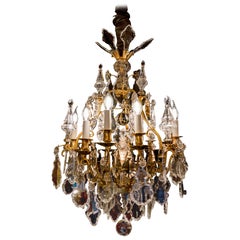 The Cristalleries de Baccarat Louis XV Style, Gilt-Bronze and Crystal Chandelier