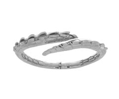 Brazalete Cola de cocodrilo en oro blanco de 18 ct