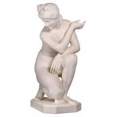 'The Crouching Venus' After the Antique, by Pietro Bazzanti