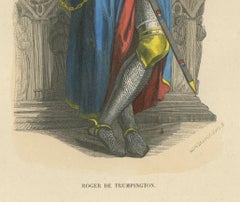 The Crusader's Rest: Sir Roger de Trumpington in Armored Repose, 1847