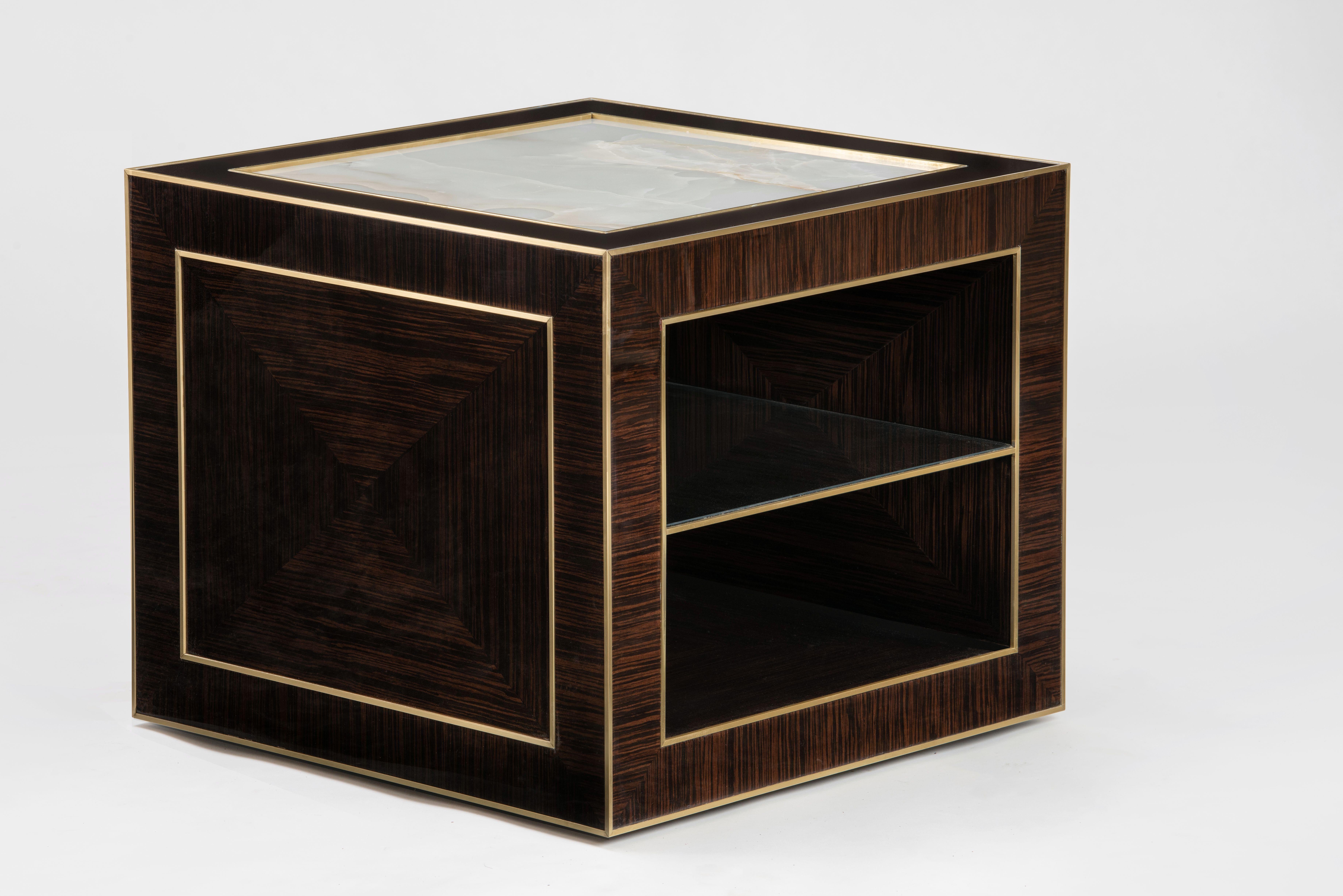 Contemporary The Cube Side Table For Sale