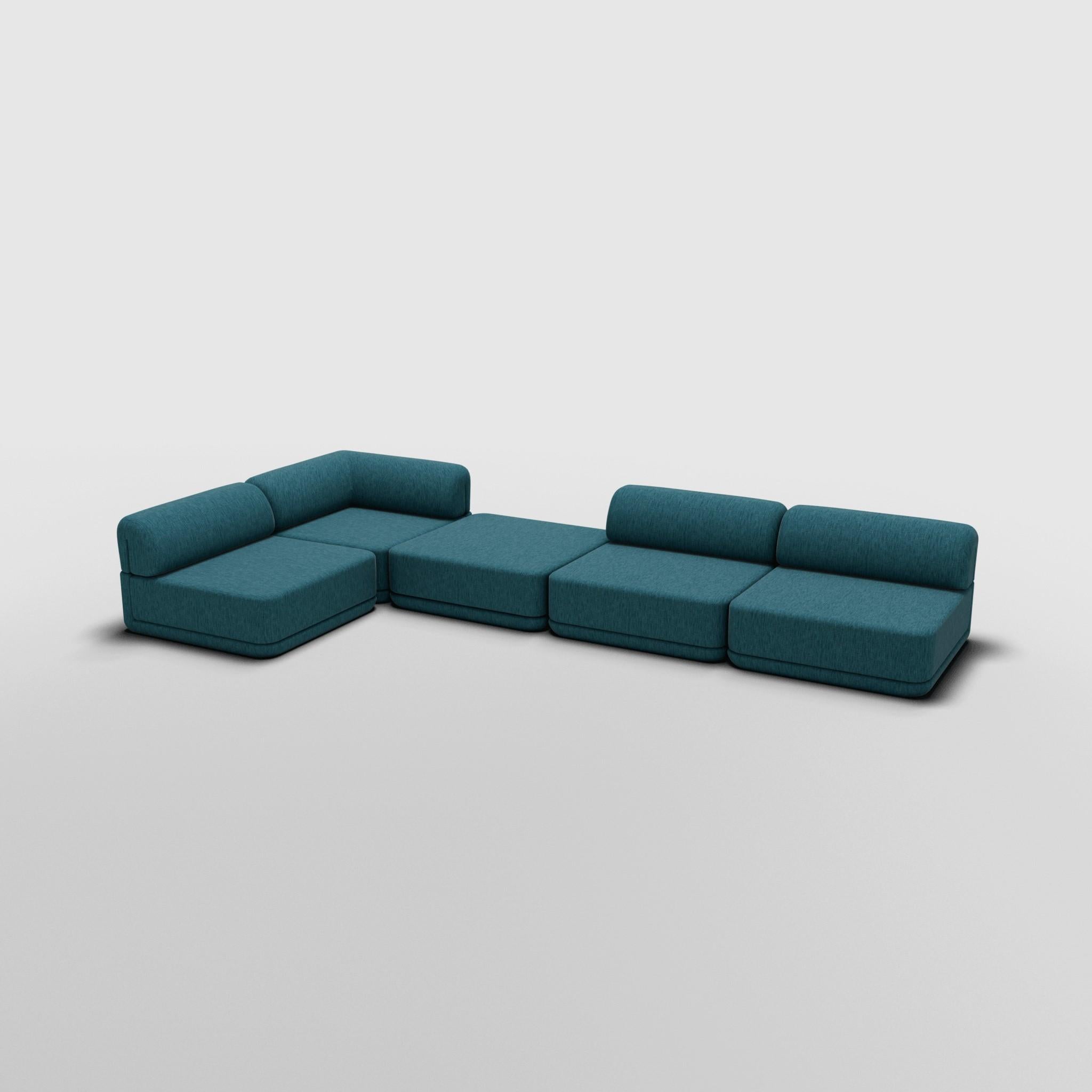 The Cube Sofa - Corner Lounge Mix Sectional In New Condition For Sale In Ontario, CA