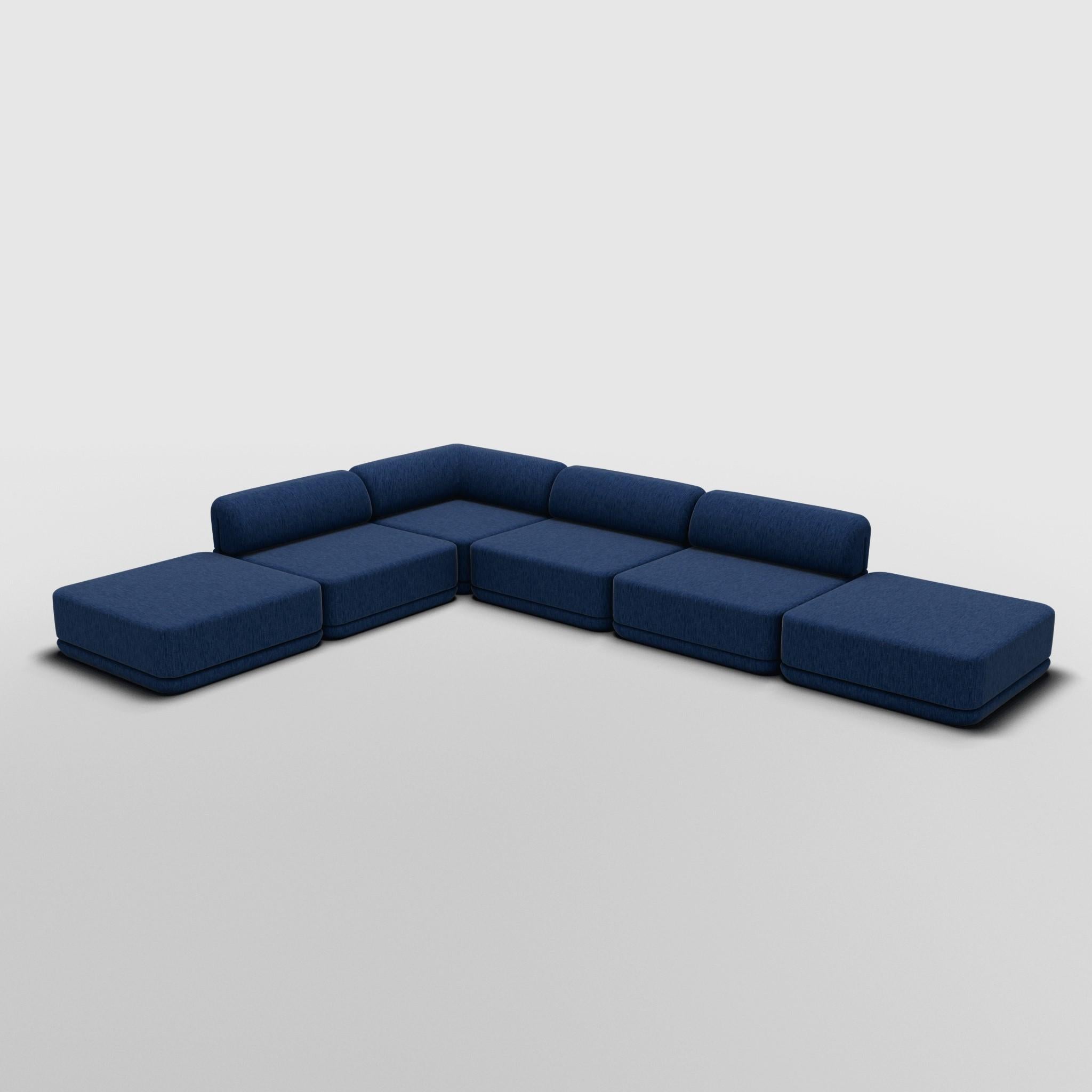 The Cube Sofa - Corner Lounge Ottoman Mix Sectional en vente 1
